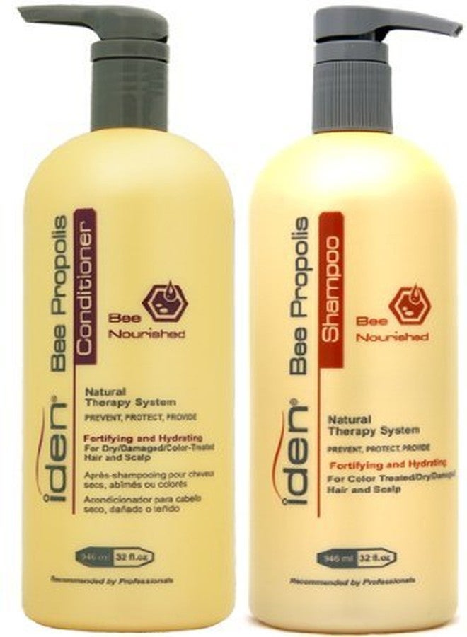 Iden Bee Nourished Shampoo & Conditioner 32oz Duo Pack